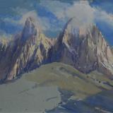 Clouds Covering Odle Gruppo, Dolomites